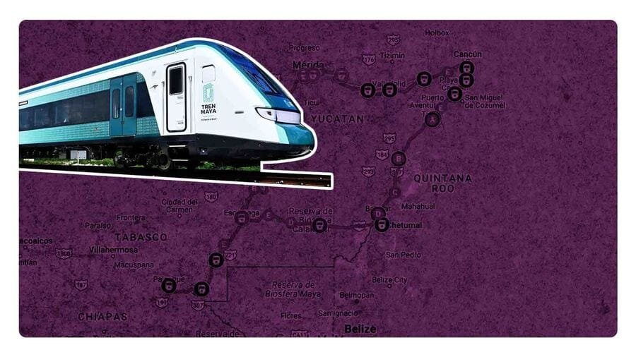 El Tren Maya está próximo a abrir: Conoce sus rutas