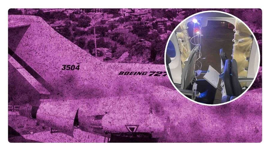 Encuentran la puerta de avión de Alaska Airlines que explotó en pleno vuelo