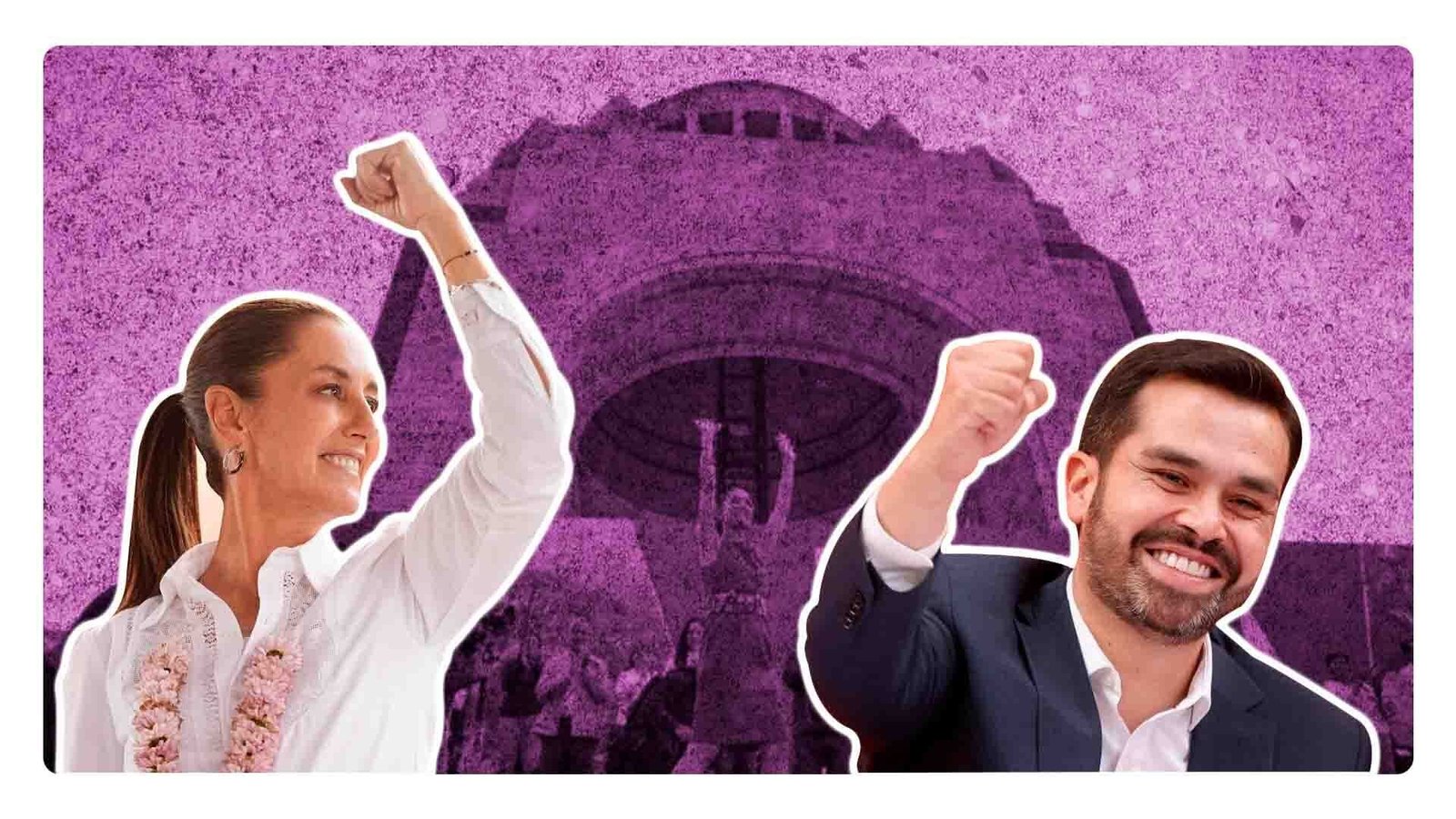 ¿Dónde son los cierres de precampaña de Claudia Sheinbaum y Jorge Álvarez Máynez?