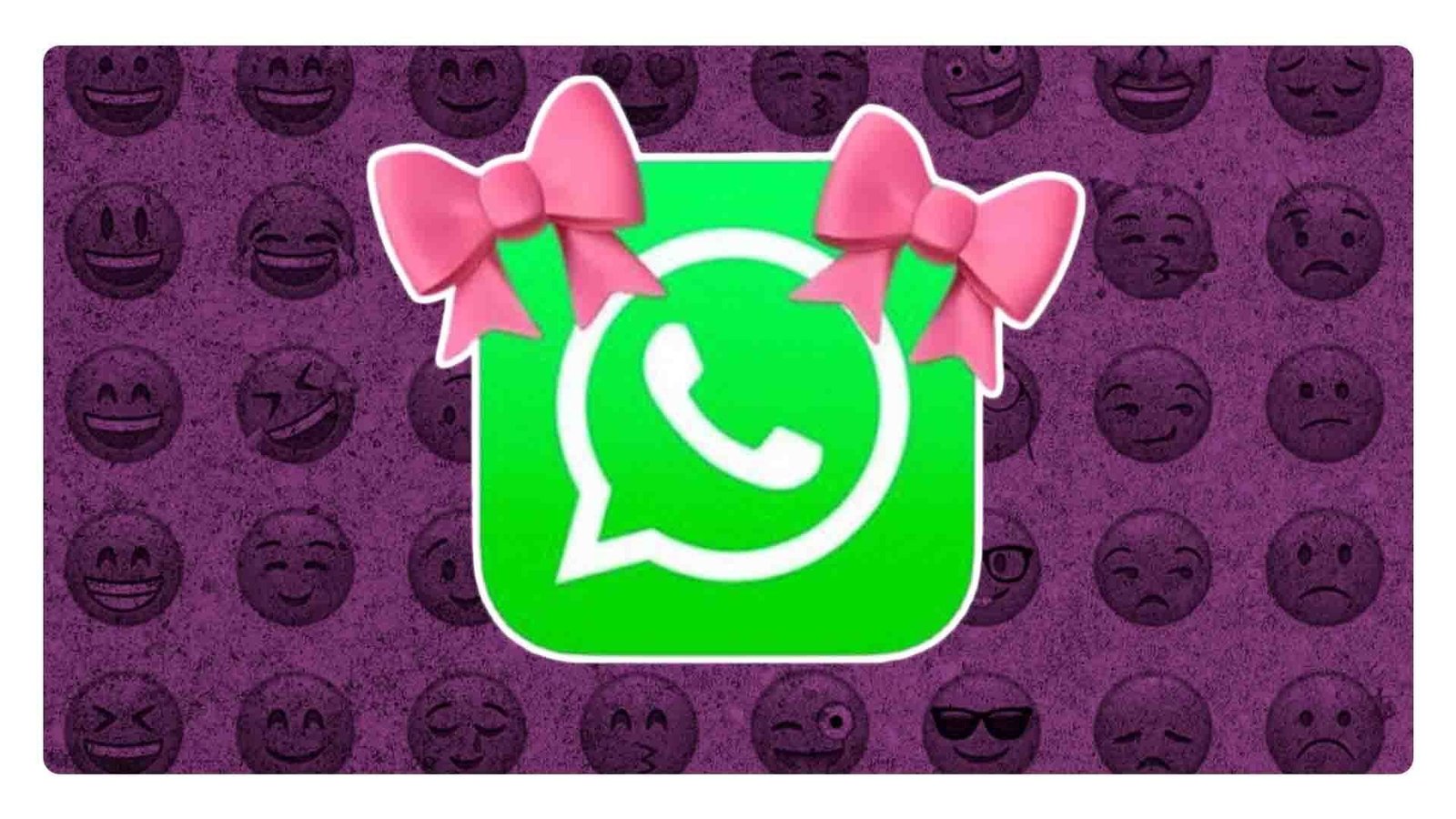 ¿Cómo ponerle moño coquette a los emojis de WhatsApp?