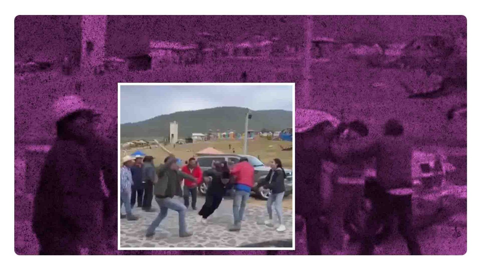 En la Marquesa un grupo de turistas fueron agredidos por prestadores de servicio
