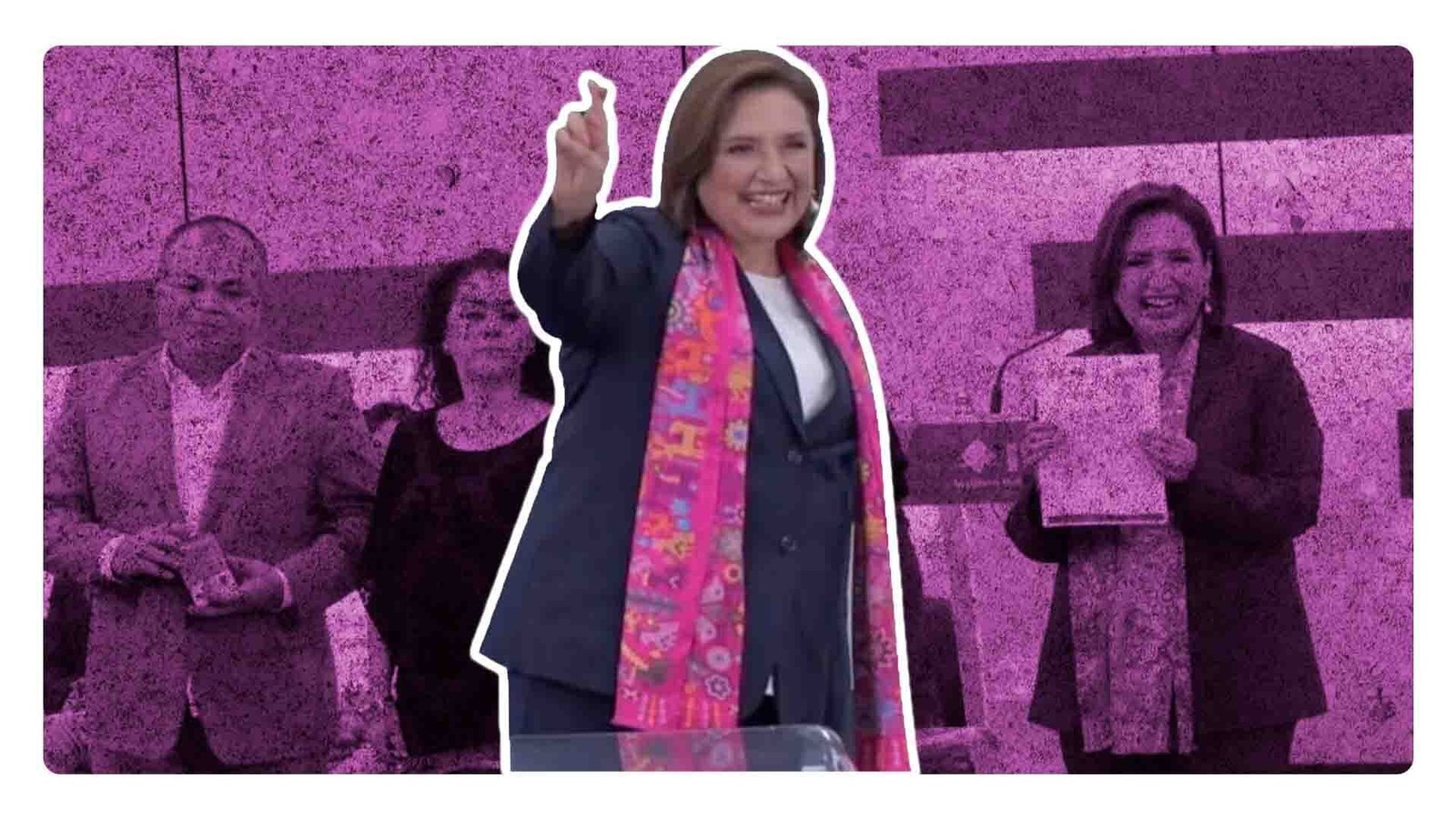 Xóchitl Gálvez se registra ante el INE como candidata presidencial