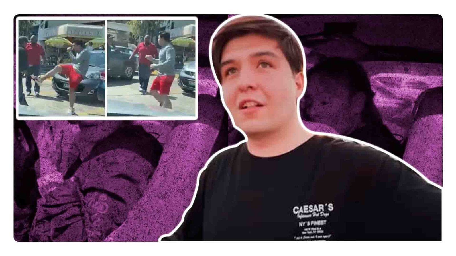 El influencer Fofo Márquez golpea a una señora por chocar su auto