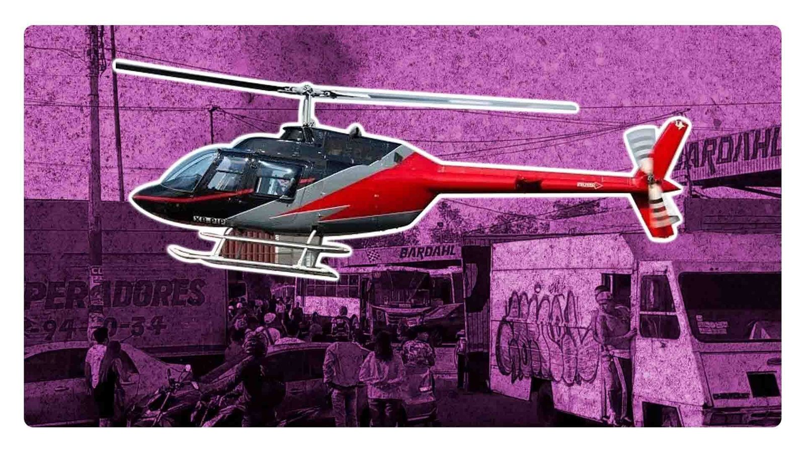 Se desplomó un helicóptero en la alcaldía Coyoacán en la CDMX