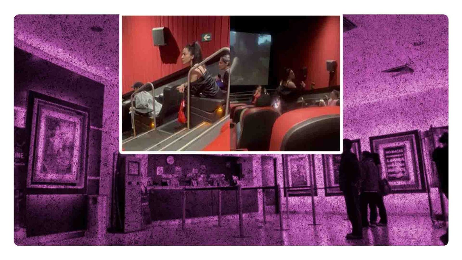 Lady Cinemex: Mujer insulta ya agrede a personas en el cine