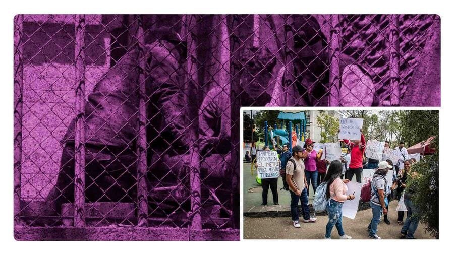 Manifestaciones en Insurgentes y Xola por agua contaminada