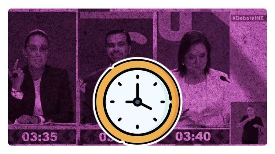 ¿Por qué falló el reloj durante el primer debate presidencial?
