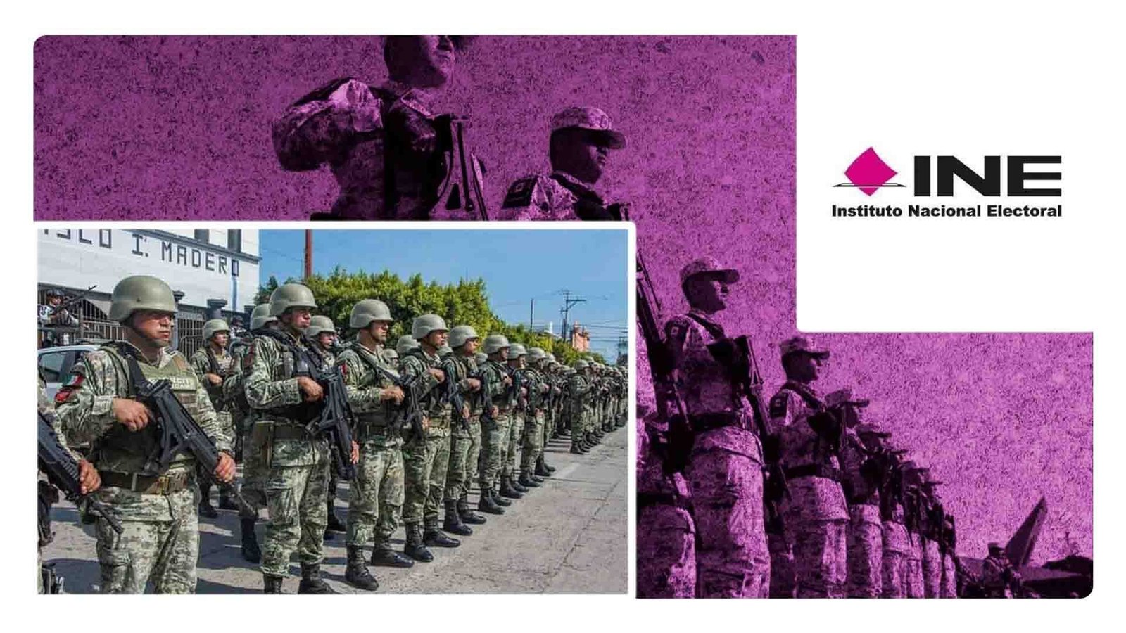 Ejército y Guardia Nacional apoyan en seguridad al INE en elecciones