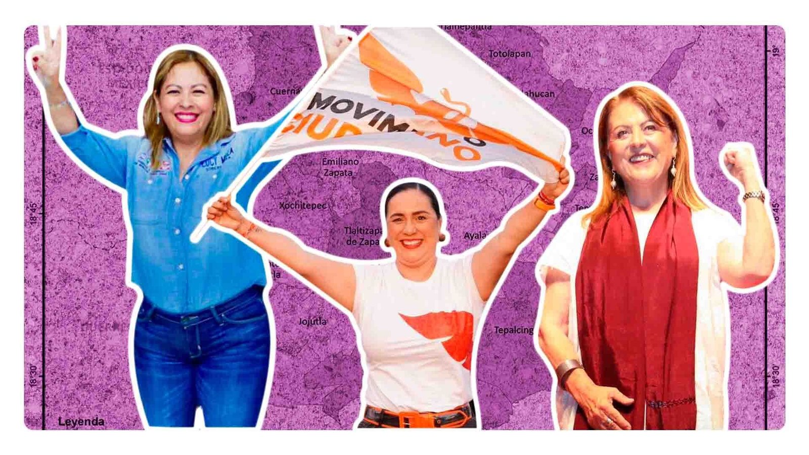 ¿Quiénes son las candidatas a la gubernatura de Morelos 2024?
