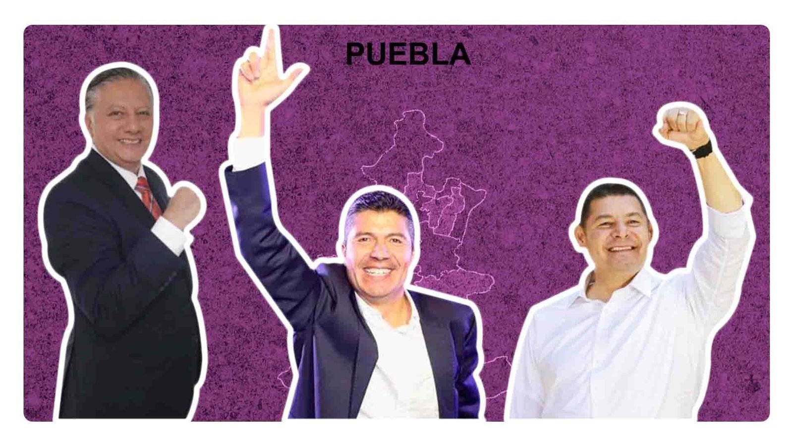 ¿Quiénes son los candidatos a la gubernatura de Puebla 2024?