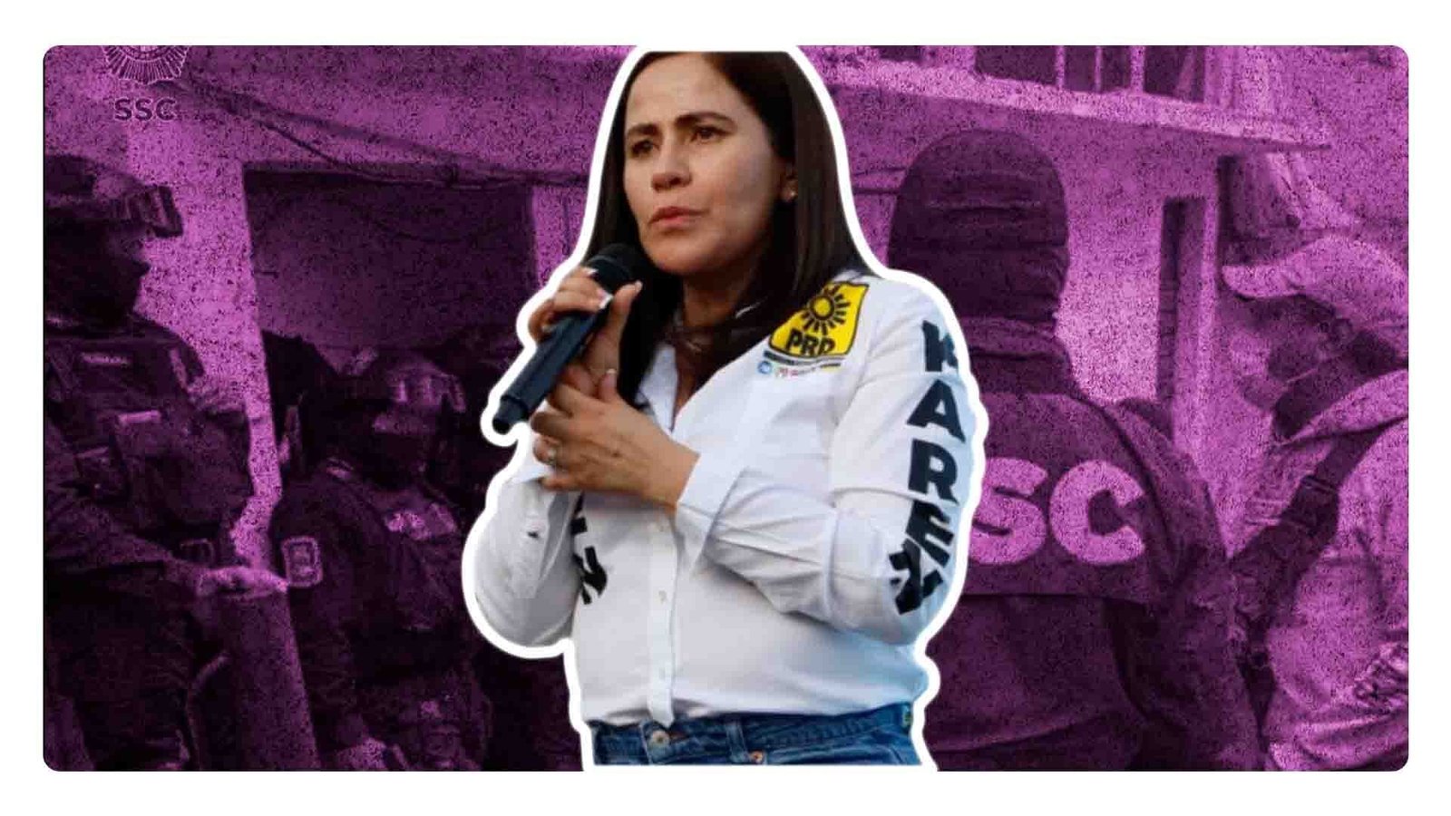 Catean casa de la candidata por Iztapalapa, Karen Quiroga; SSC justifica agresión