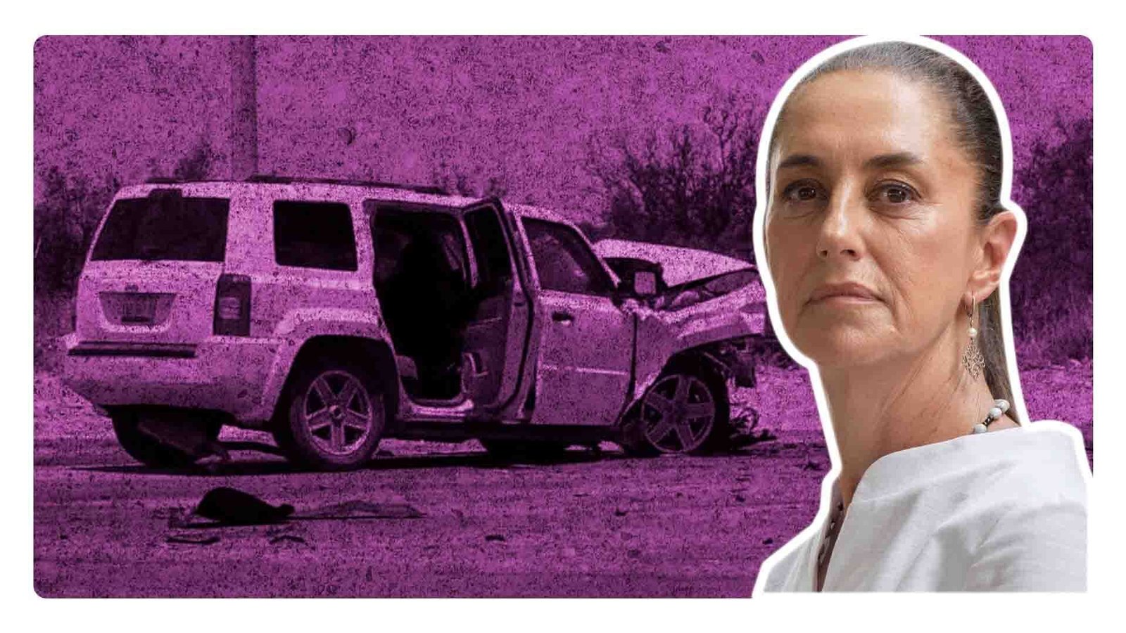 Equipo de Claudia Sheinbaum sufre accidente en carretera; una persona murió
