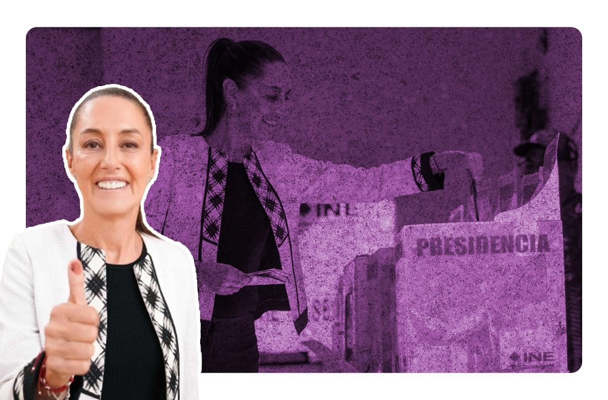 Claudia Sheinbaum emite voto; llama a ir a las urnas para votar