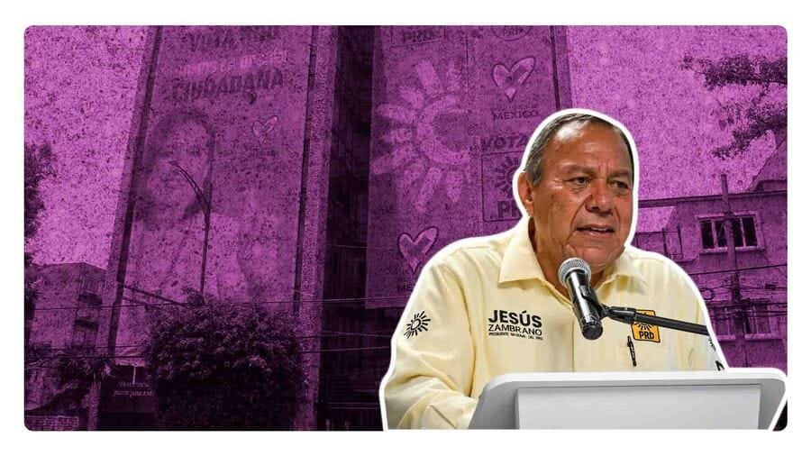 Empleados desalojan oficinas del PRD ante perdida de registro