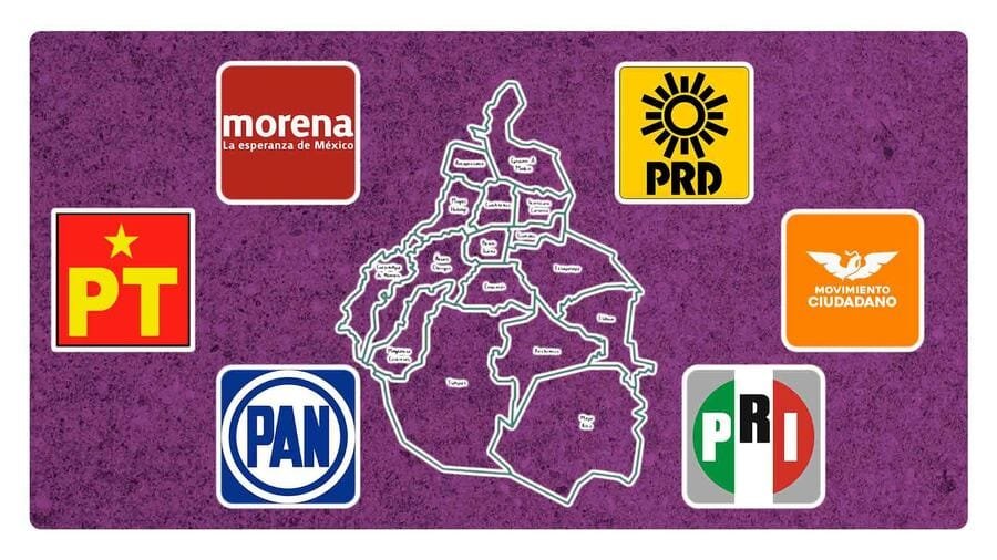 Partidos que gobernarán en las alcaldías de la CDMX