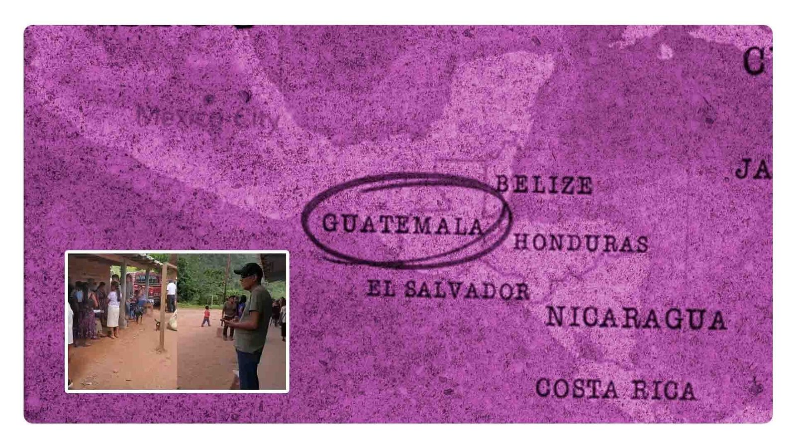 Pobladores desplazados de Chiapas buscan refugio en Guatemala