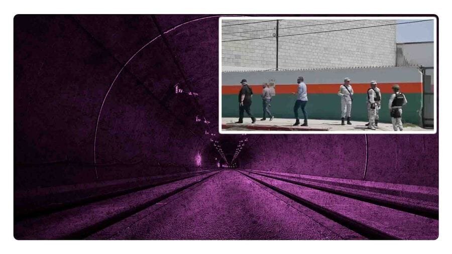 Constuyen un narcotúnel frente a las instalaciones de la Guardia Nacional