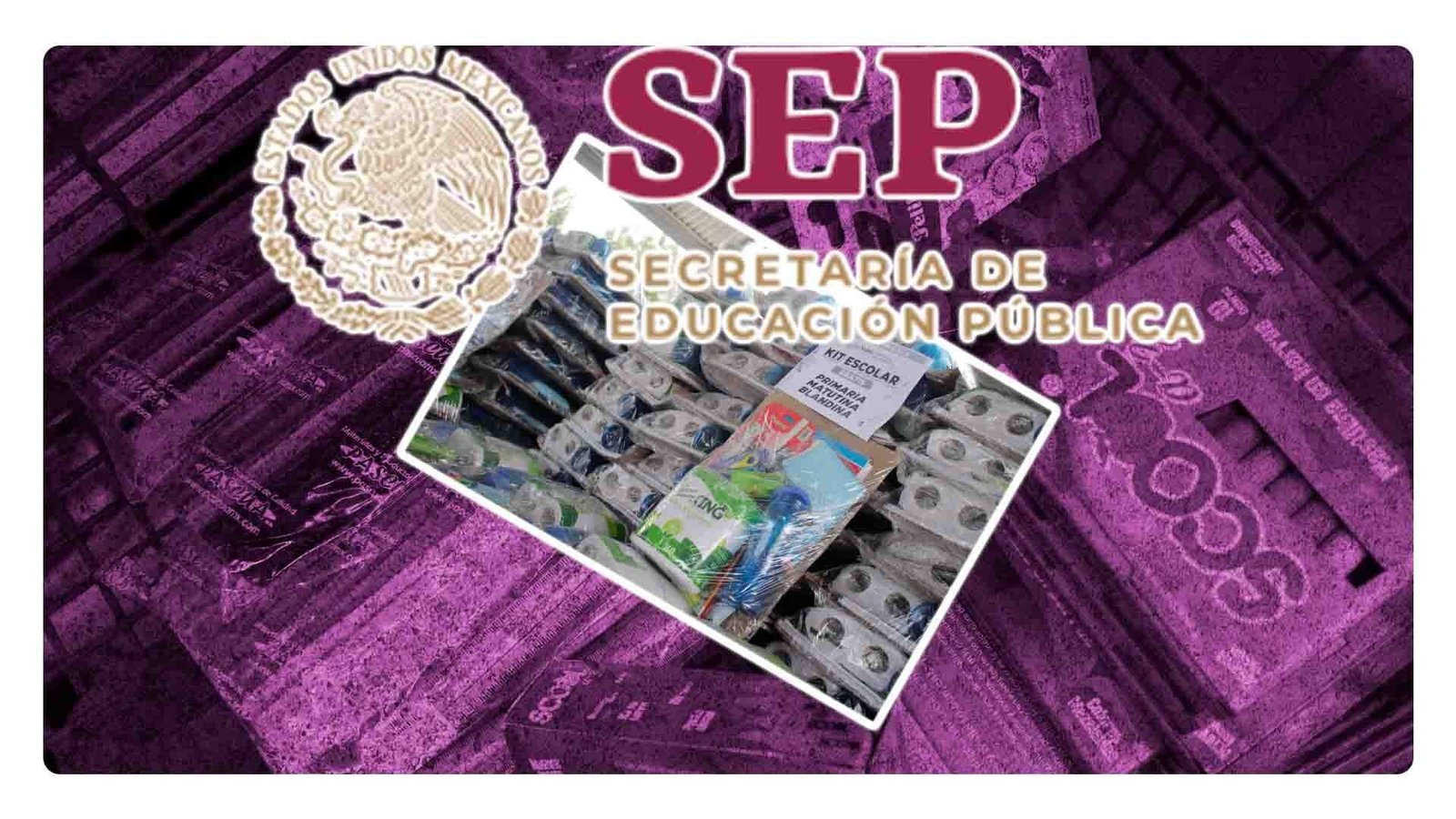 Paquetes de útiles escolares GRATIS por parte de la SEP