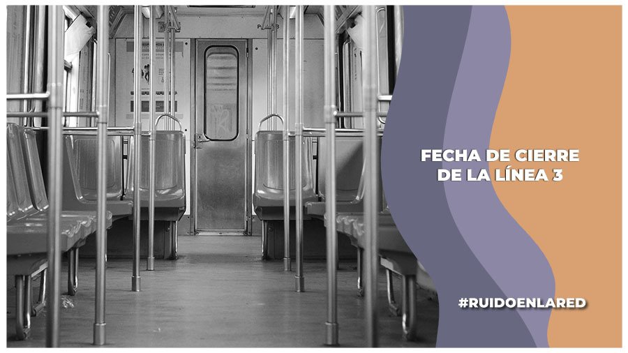 Fecha de cierre de la Línea 3 del Metro de la CDMX