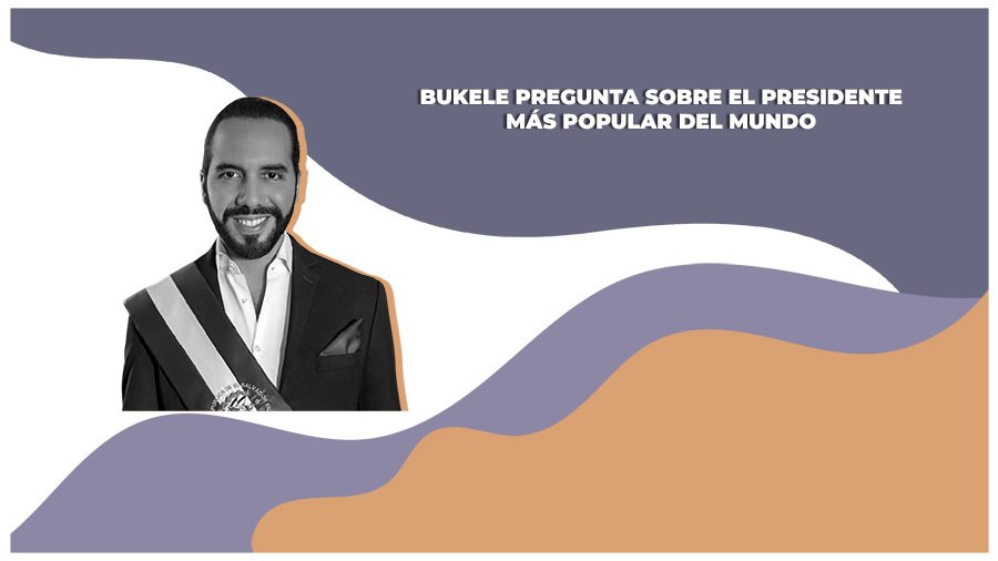 Bukele pregunta a la IA sobre el presidente más popular del mundo