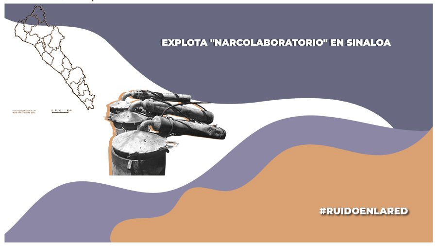 Explosión en «narcolaboratorio» en Sinaloa deja cuatro soldados heridos