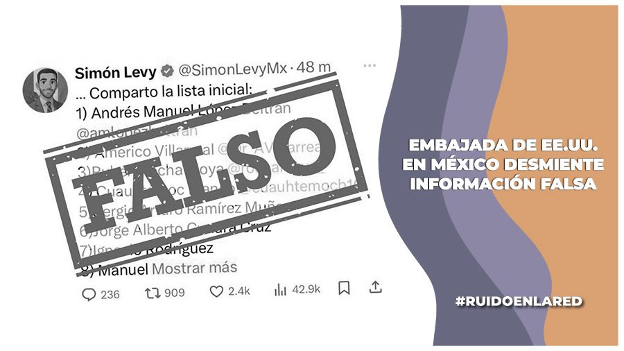 Embajada de EE.UU. desmiente lista de políticos «investigados por huachicol» de Simón Levy
