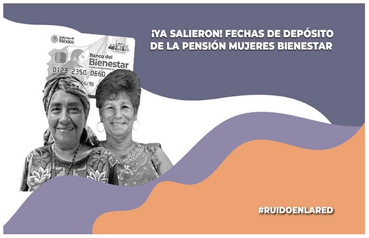 Pago Pensión Mujeres Bienestar septiembre 2025: calendario 