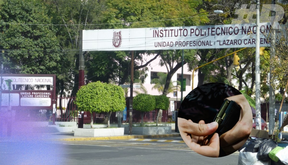 Detienen a joven con réplica de arma en el Casco de Santo Tomás del IPN