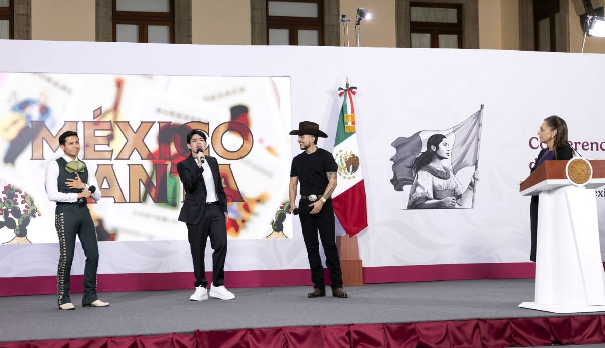 Sheinbaum presenta “México Canta”, enfocado ahora solo en regional mexicano