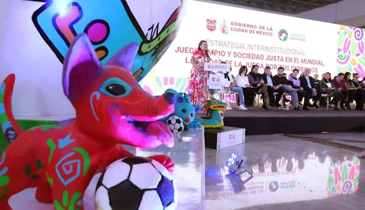 CDMX, con “Juego Limpio y Sociedad Justa” para el Mundial 2026