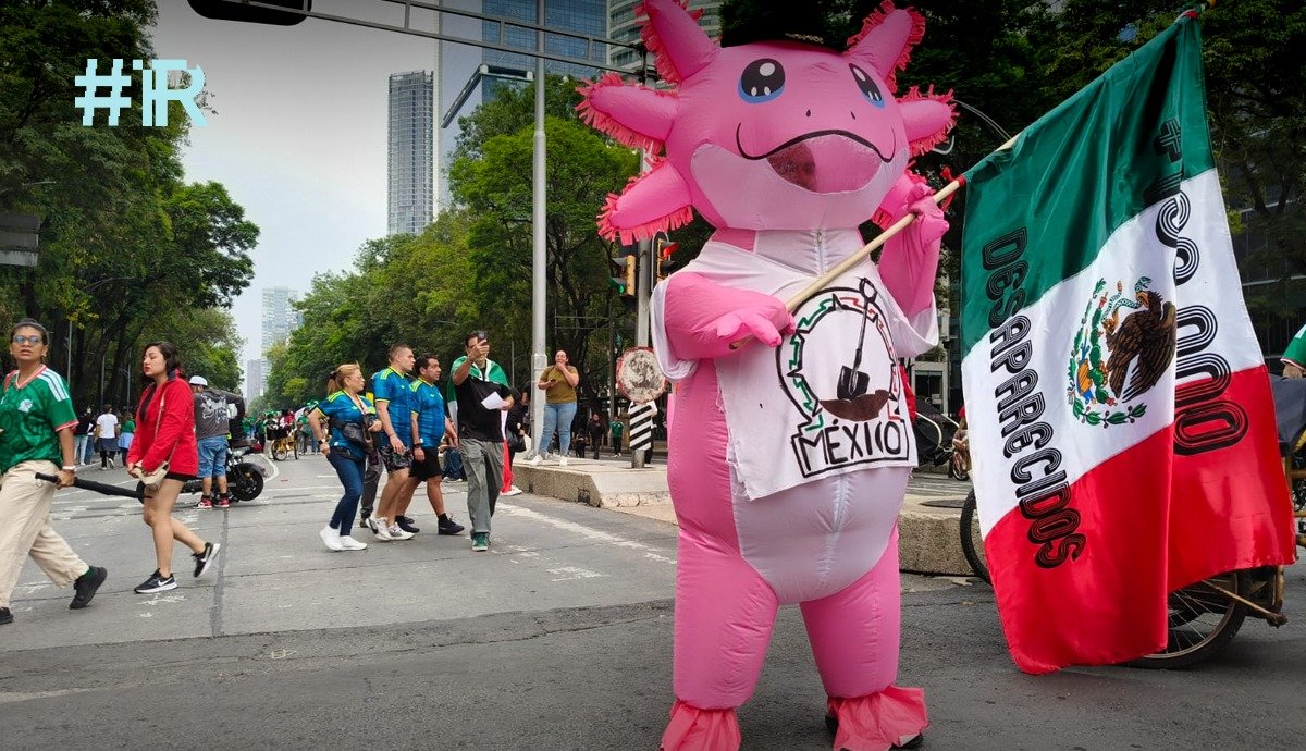 A 540 km del México vs Corea del Sur, la otra cascarita…, por los 133 mil desaparecidos