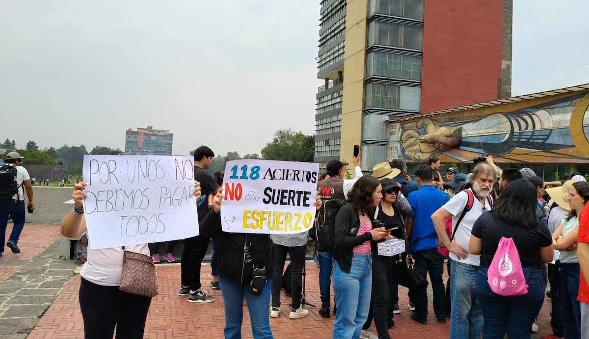 Aspirantes aprobados piden respeto a resultados del examen de admisión 2026; Comisión de la UNAM tendrá recomendación esta semana