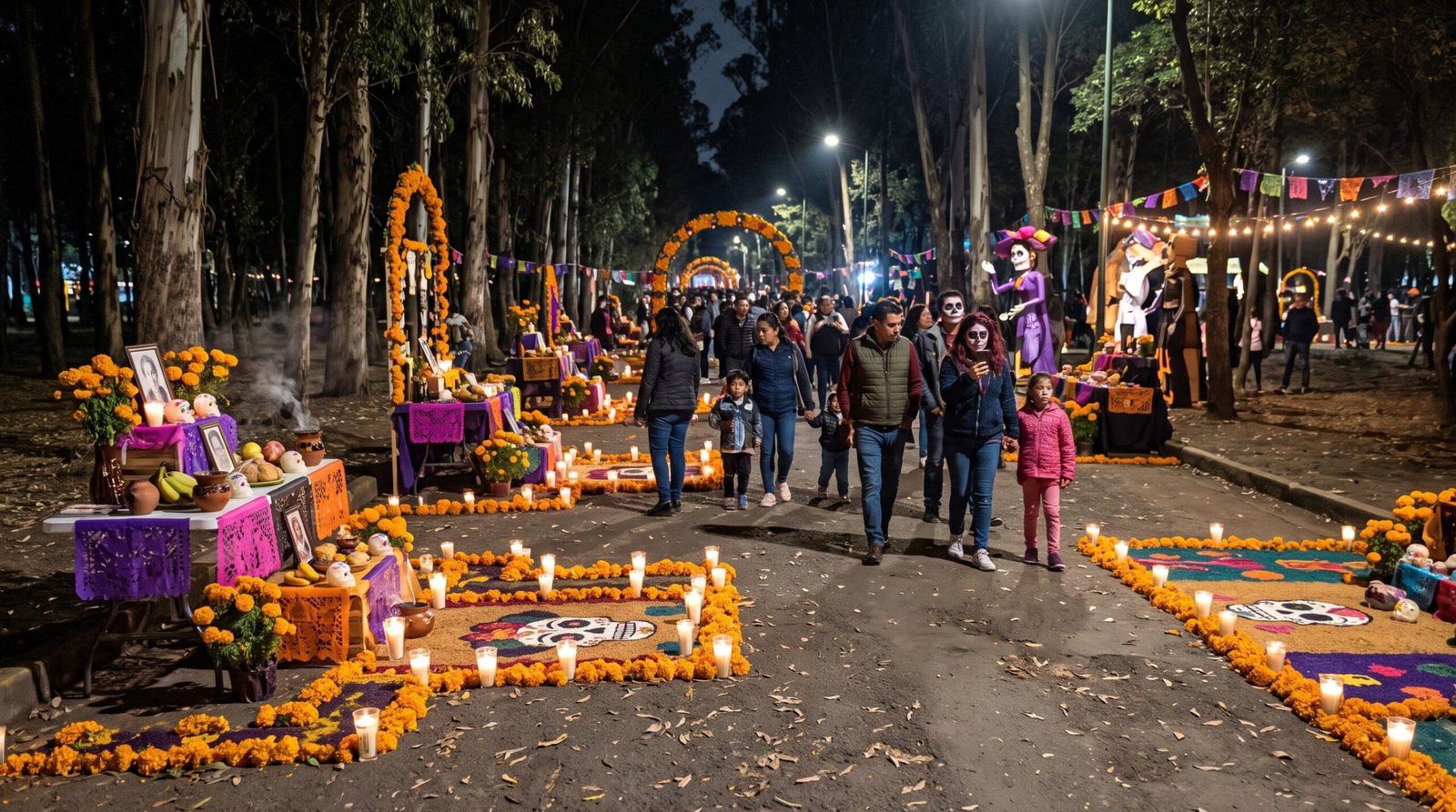 Del Bosque al Mictlán: Experiencia de Día de Muertos en el Bosque de San Juan de Aragón