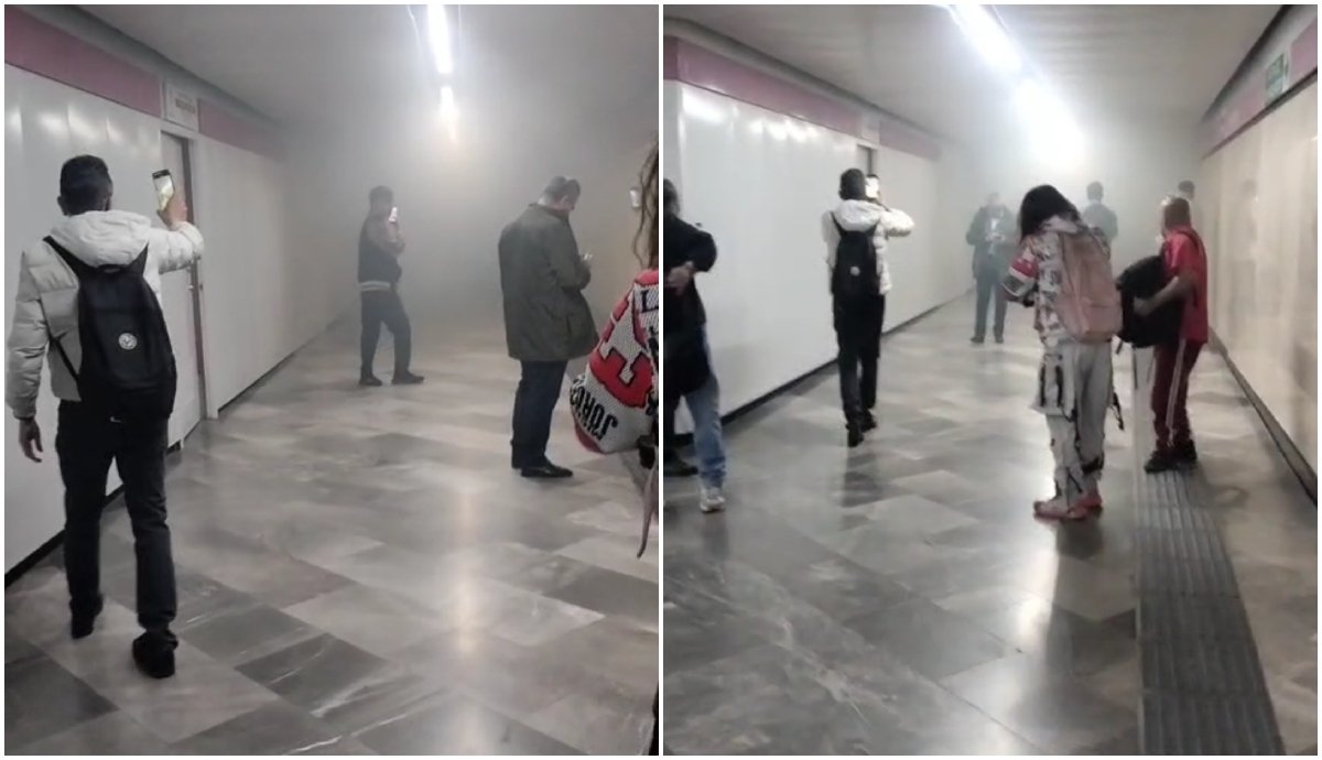 Usuarios reportan explosión en la estación Zaragoza de la Línea 1 del Metro