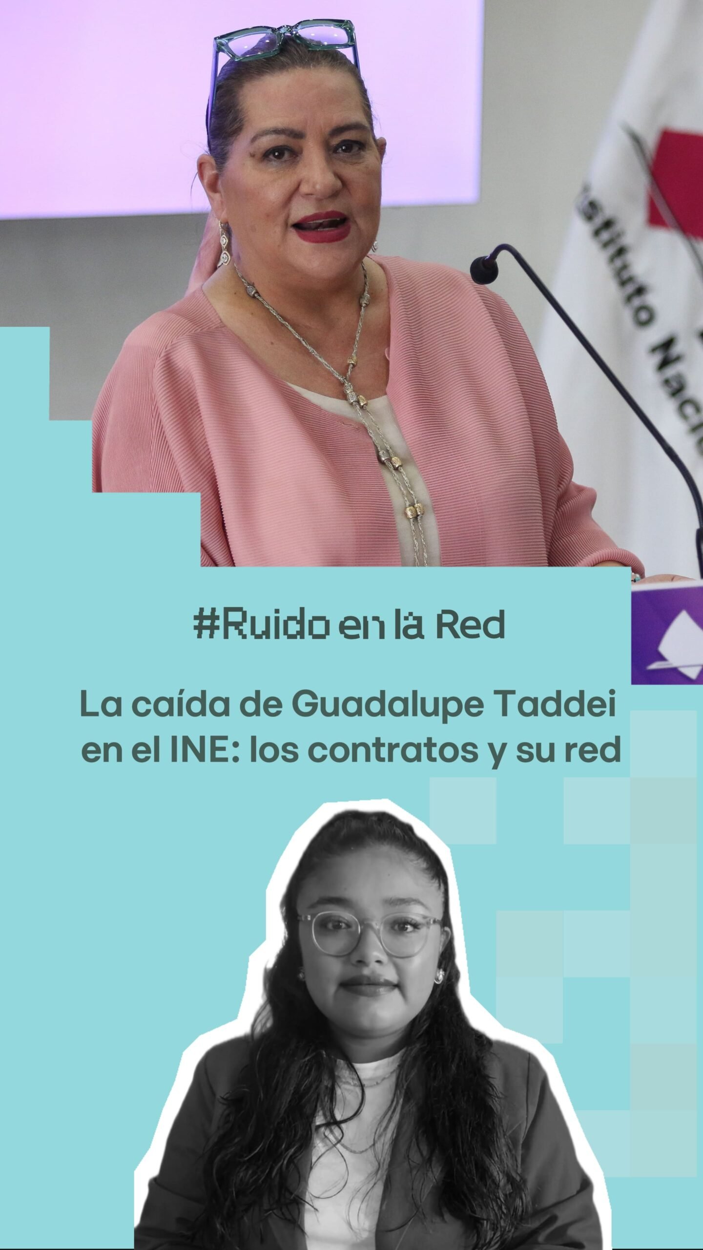 La caída de Guadalupe Taddei en el INE: los contratos y su red