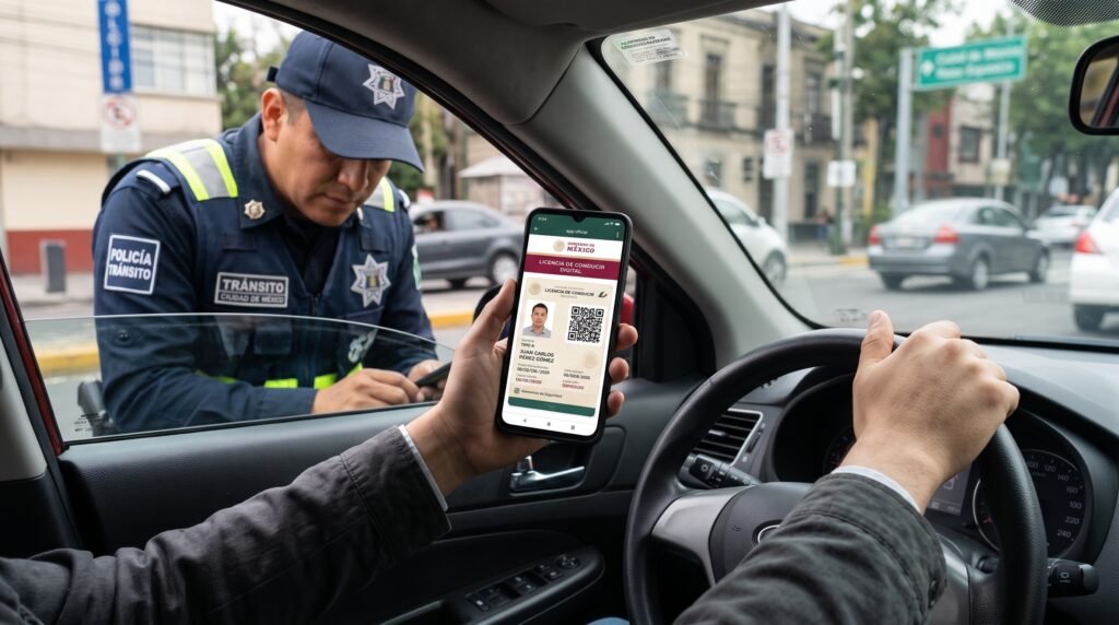 Licencia de manejo digital CDMX.