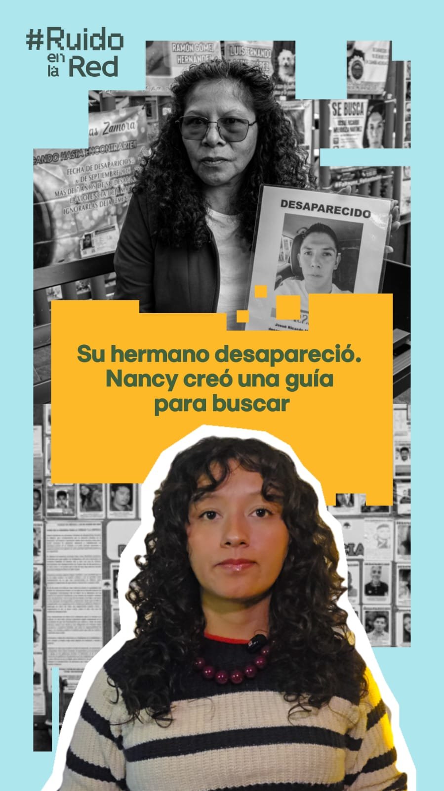 Su hermano desapareció. Nancy creó una guía para buscar
