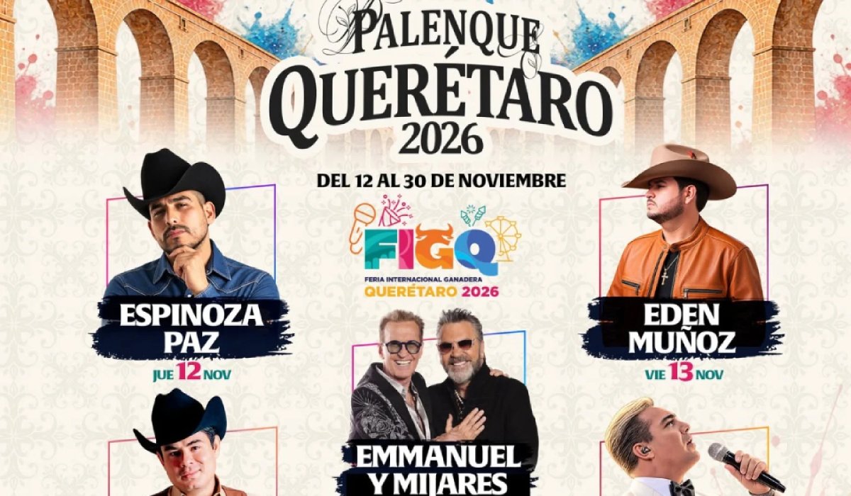 Feria Ganadera de Querétaro 2026: ¿qué cantantes estarán en el Teatro del Pueblo y Palenque? Fechas y precio de los boletos