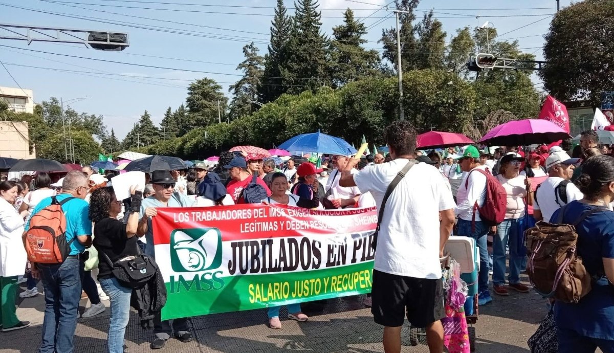 Megamarcha del IMSS en CDMX: ¿A qué hora inicia y dónde será el 21 de octubre