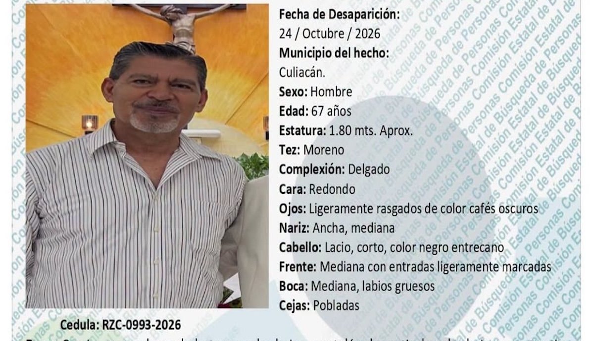 El sacerdote Clemente Morales es localizado con vida en Culiacán, Sinaloa