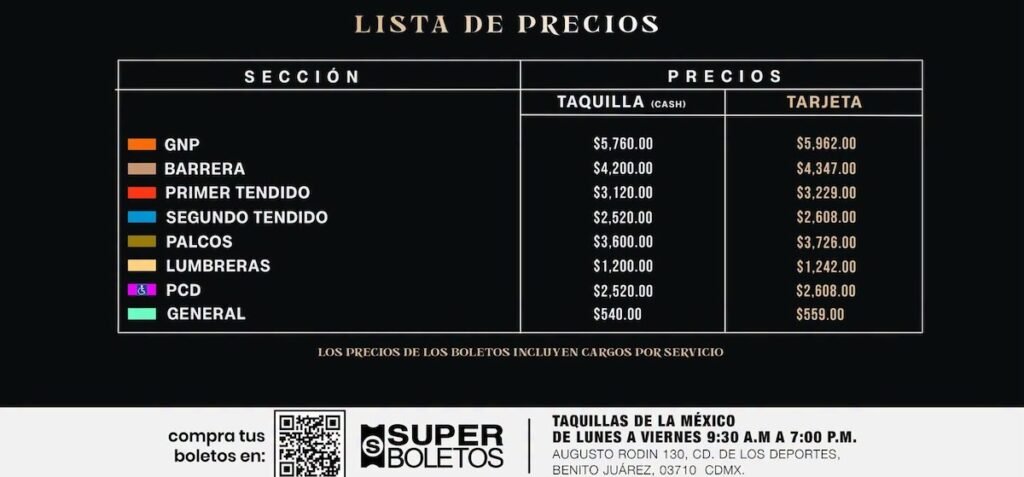 Precios de boletos oficiales para 'Juntos' de Jorge Medina y Josi Cuen en la Plaza La México en 2027